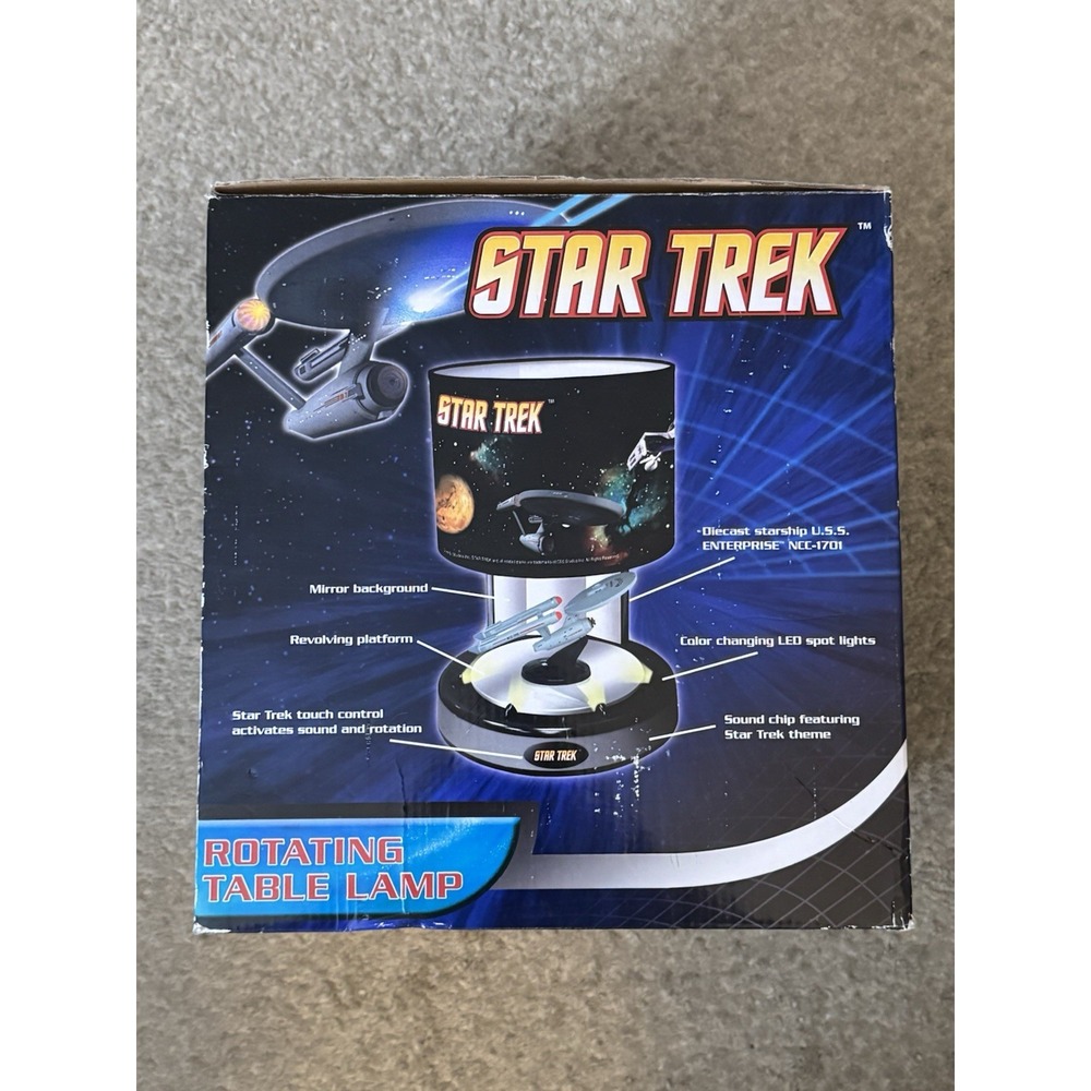 Star Trek Rotating Table Lamp Rabbit Tanaka Entertainment - Doesn't Rotate - Picture 4 of 11